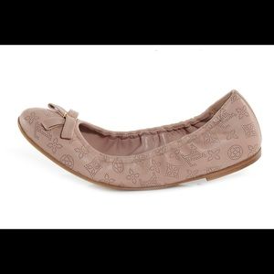 Louis Vuitton pink flats